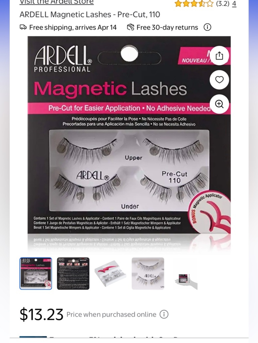 🔥 8 Bundle Deal! Ardell Magnetic Lashes Double Demi Wispies  – $25 - Picture 3 of 6